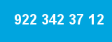 922 342 37 12 922 342 37 12